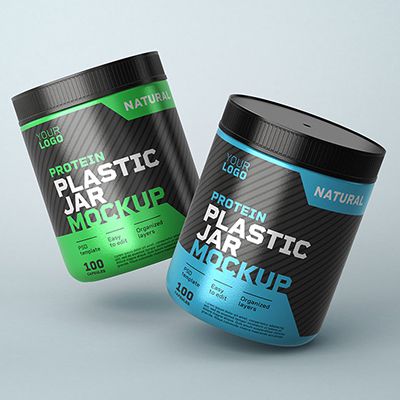 Nahrungsergänzungsmittel-Verpackungen