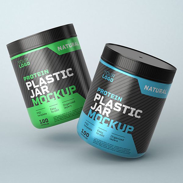 Nahrungsergänzungsmittel-Verpackungen