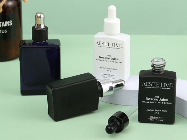 Pipettenflaschen aus Glas/ Glasflaschen mit Pipettendeckel, rechteckig, SP-602