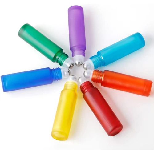 5ml 10ml Maßangefertigte Roll-On Flaschen, Mattglas in verschiedenen Farben