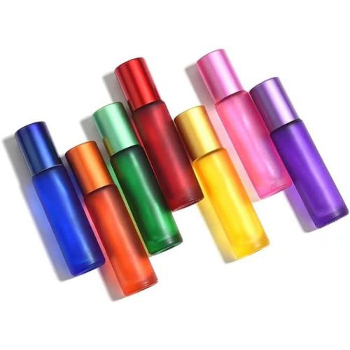 bunte Roll-On Fläschchen für essenzielle Öle