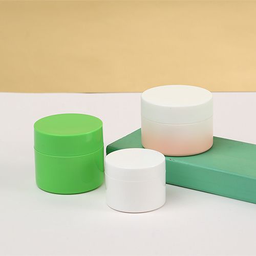 Grüne PP Behälter für Körperbutter